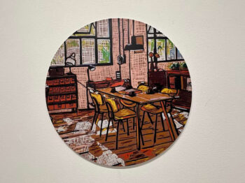 Anat Rozenson Ben-Hur | UV Print by Mimaki Printer on  Thin Jingdezhen Hand-made Porcelain Plate | φ40 cm