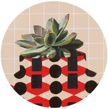 Anat Rozenson Ben-Hur | UV Print by Mimaki Printer on  Thin Jingdezhen Hand-made Porcelain Plate | φ40 cm