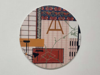 Anat Rozenson Ben-Hur | UV Print by Mimaki Printer on  Thin Jingdezhen Hand-made Porcelain Plate | φ40 cm