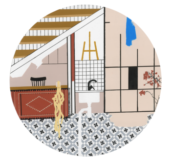 Anat Rozenson Ben-Hur | UV Print by Mimaki Printer on  Thin Jingdezhen Hand-made Porcelain Plate | φ40 cm