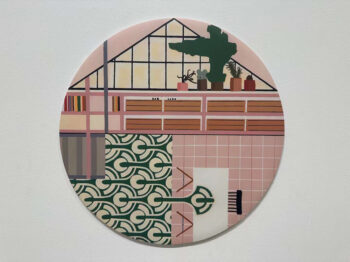 Anat Rozenson Ben-Hur | UV Print by Mimaki Printer on  Thin Jingdezhen Hand-made Porcelain Plate | φ40 cm